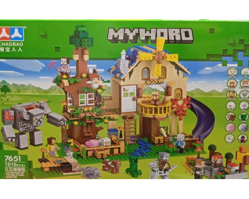 Конструктор Minecraft Майнкрафт (арт. 7651 BT) 1016 деталей