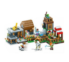 Конструктор My world - Minecraft - Деревня Стива с LED-элементами, 863 детали