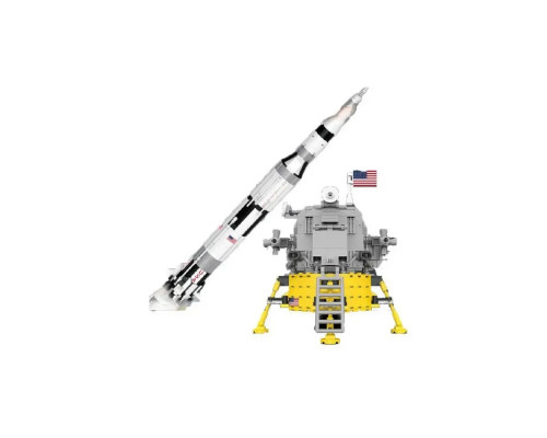 Конструктор космос (арт. 60005) NASA APOLLO Saturn V 1969 деталей