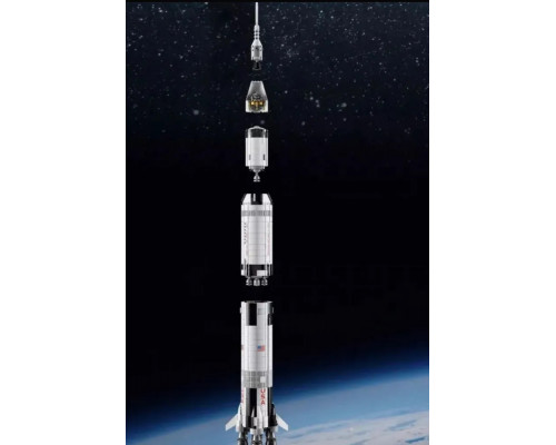 Конструктор космос (арт. 60005) NASA APOLLO Saturn V 1969 деталей