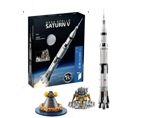 Конструктор космос (арт. 60005) NASA APOLLO Saturn V 1969 деталей