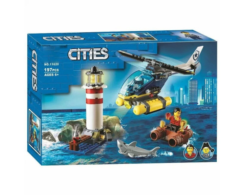 Конструктор City (арт. 11620) "Морская полиция" 197 деталей