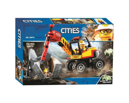 Конструктор "Cities" (арт. 10874) Мощный горный разделитель 132 детали