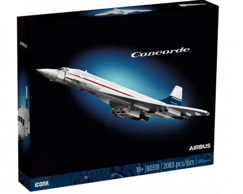 Конструктор (арт. 89001) самолет Конкорд 2083 деталей