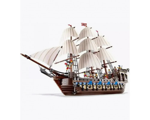 Конструктор Морские пираты (арт. 18007) "Огромный трехмачтовый имперский флагман" 1779 деталей