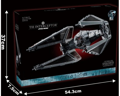 Конструктор Star Wars (арт. 5538) "TIE-перехватчик" 1931 деталей