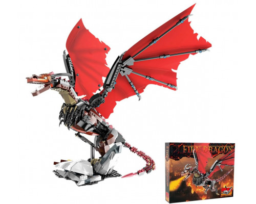 Конструктор (арт. 7070) Огненый дракон Визерион из Игры престолов на 1018 деталей 