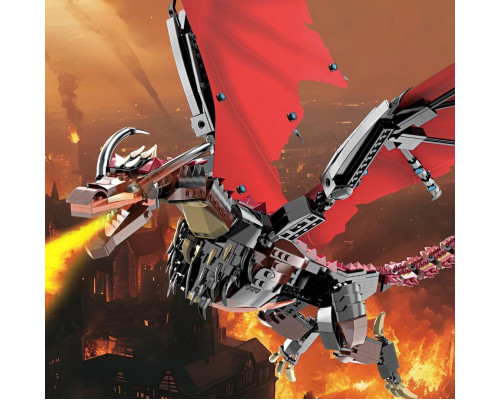 Конструктор (арт. 7070) Огненый дракон Визерион из Игры престолов на 1018 деталей 