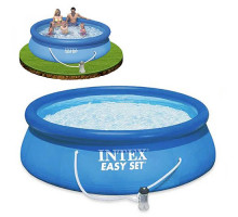 Бассейн над Intex 28122 (56922) Easy Set Pool 305х76 см 3853 л, фильтр-насос (220-240V), ремкомплект