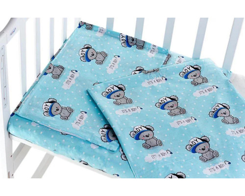 Детское постельное белье 3 в 1 бязь 100% хлопок. Простынка, наволочка, пододеяльник