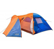 Палатка туристическая  370 х 240 х 160 см кемпинговая 4-х местная Coleman 1036