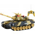 Танковый бой большие с металл подвеской, гусеничный на радиоуправлении аккумулятор 9995 