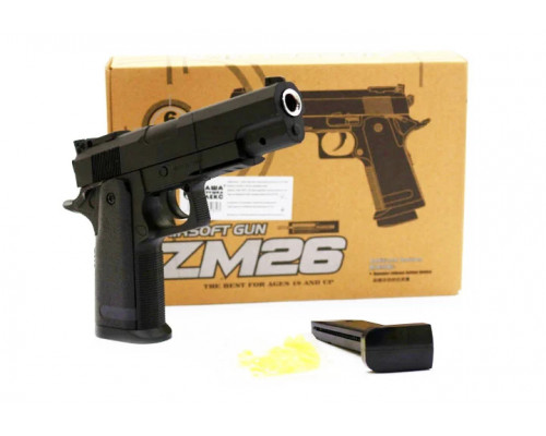 Игрушечный пистолет «Colt Gold Cup», металл/пластик (CYMA ZM26)