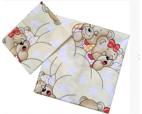 Детское постельное белье 3 в 1 бязь 100% хлопок. Простынка, наволочка, пододеяльник