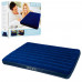 Матрас надувной велюровый Intex 64759 152-203-25 см, флокированная поверхность, цвет синий