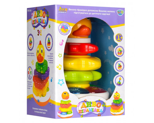 Музыкальная игрушка Чудо Пирамидка (Limo Toy 7040)