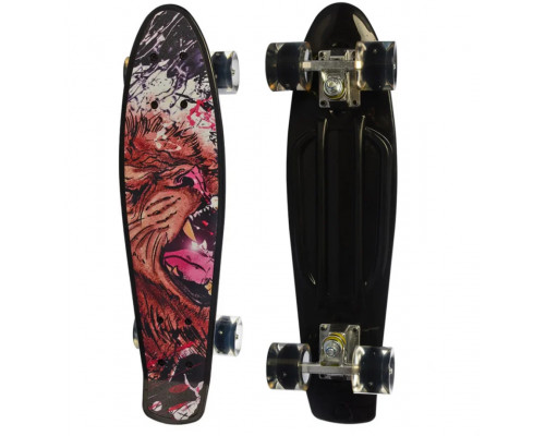 Скейт Profi MS 0749-5  пластик-антискользящий, алюминиевая подвеска, колеса ПУ