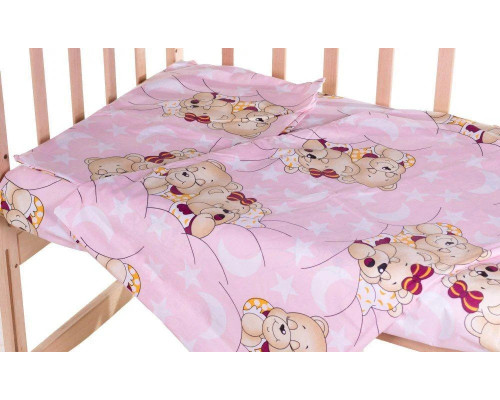 Детское постельное белье 3 в 1 бязь 100% хлопок. Простынка, наволочка, пододеяльник