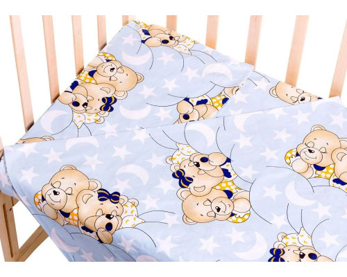 Детское постельное белье 3 в 1 бязь 100% хлопок. Простынка, наволочка, пододеяльник