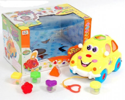 Развивающая игрушка сортер - каталка  9170 Автошка RU