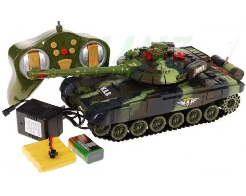 Детский боевой танк Зеленый 9993 5523 на радиоуправлении Можно собрать танковый бой!