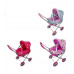 Коляска-трансформер с переносной люлькой Melogo 9391. Микс цветов