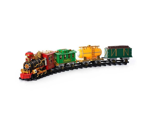 Железная дорога Детская «Золотая стрела» 0621/40352. 20 предметов, дым, муз, свет 