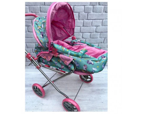 Коляска-трансформер с переносной люлькой Melogo 9391. Микс цветов