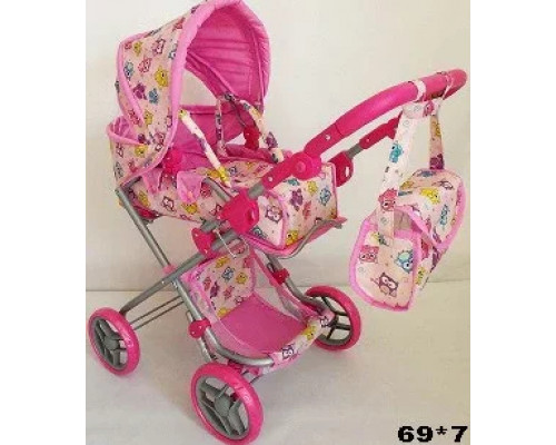 Коляска-трансформер для кукол MELOGO 9333  съемная люлька