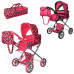 Коляска-трансформер для кукол MELOGO 9333  съемная люлька