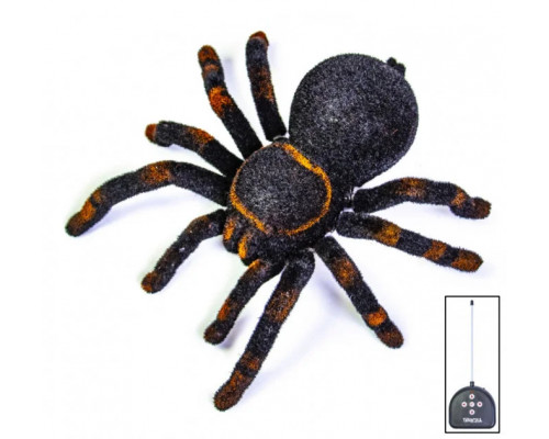 Паук 30 см Тарантул 781 на радиоуправлении, свет глаз, бархатное покрытие, реалист движение лапами