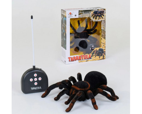 Паук 30 см Тарантул 781 на радиоуправлении, свет глаз, бархатное покрытие, реалист движение лапами