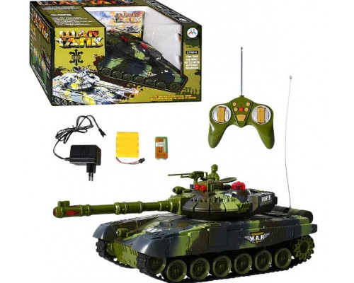 Детский боевой танк Песочный желтый 9993 5523 на радиоуправлении. Можно собрать танковый бой!