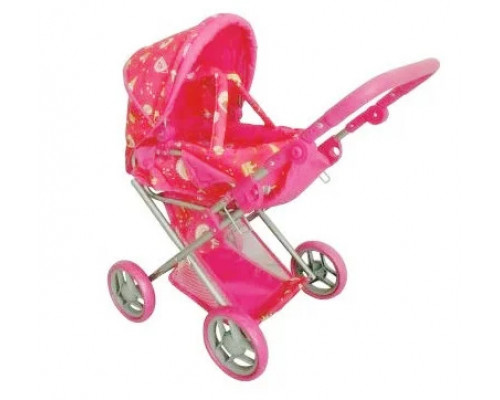 Коляска трансформер для куклы, ручка макс 62 см в 3 полож, сумка переноска, козырек Мелого 9346