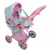 Коляска трансформер для куклы, ручка макс 62 см в 3 полож, сумка переноска, козырек Мелого 9346