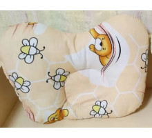Детская ортопедическая подушка для новорожденных Бабочка 30х25 см.Бабочка Ассортимент цветов