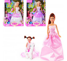 Кукла DEFA  с дочкой 8077  с дочкой, лошадка, аксессуары, 3 вида