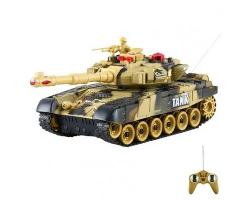 Детский боевой танк Песочный желтый 9993 5523 на радиоуправлении. Можно собрать танковый бой!