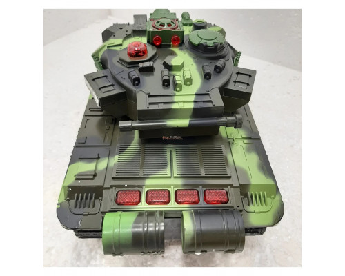 Танк большой 37 см на радиоуправлении аккумулятор Абрамс 9995 Желтый Можно собрать танковый бой 5524