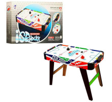 Хоккей воздушный 85 см Деревянный Power Hockey на ножках  ZC 3005+2 работает от сети 220V