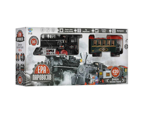 Детская железная дорога   YY 125 длина 420 см, музыка, свет Эпоха железных дорог