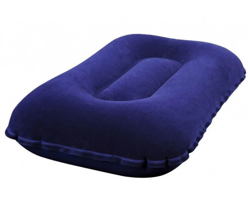 Подушка надувная флокированная Intex 68672 (48х32х9см) синяя