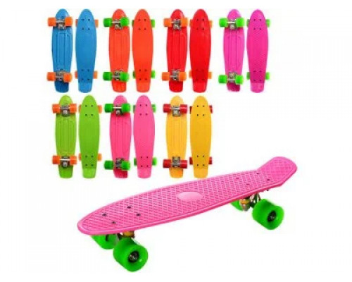 Скейт Пенни борд MS 0848-1 (Penny board), 55,5-14,5 см,  разные цвета