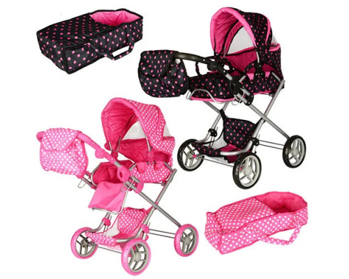 Коляска-трансформер для кукол MELOGO 9333  Микс