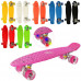 Скейт Пенни борд (Penny board), светятся колёса MS 0848-2,  черный