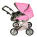 Коляска для куклы 65826 демисезонная регулир ручка 3 полож . Люлька-переноска, корзина для игрушек.