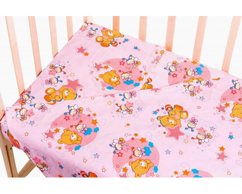 Детское постельное белье 3 в 1 бязь 100% хлопок. Простынка, наволочка, пододеяльник
