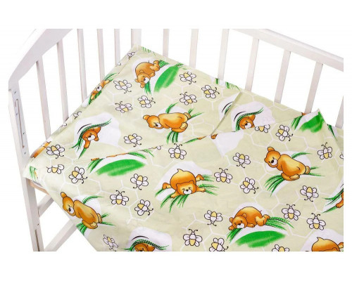 Детское постельное белье 3 в 1 бязь 100% хлопок. Простынка, наволочка, пододеяльник