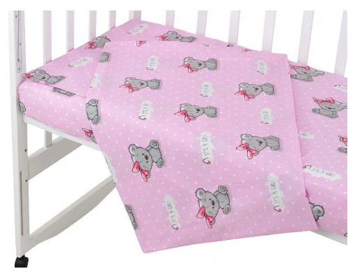 Детское постельное белье 3 в 1 бязь 100% хлопок. Простынка, наволочка, пододеяльник