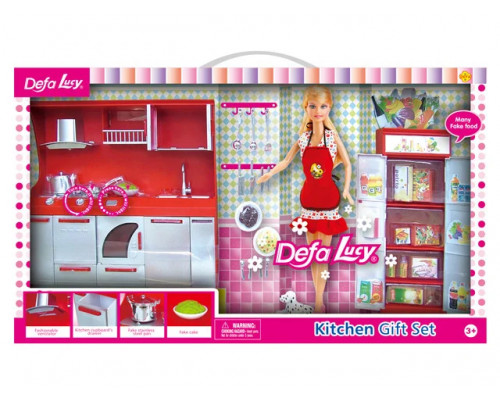 Кукла Defa Lucy 29 см с набором мебели 